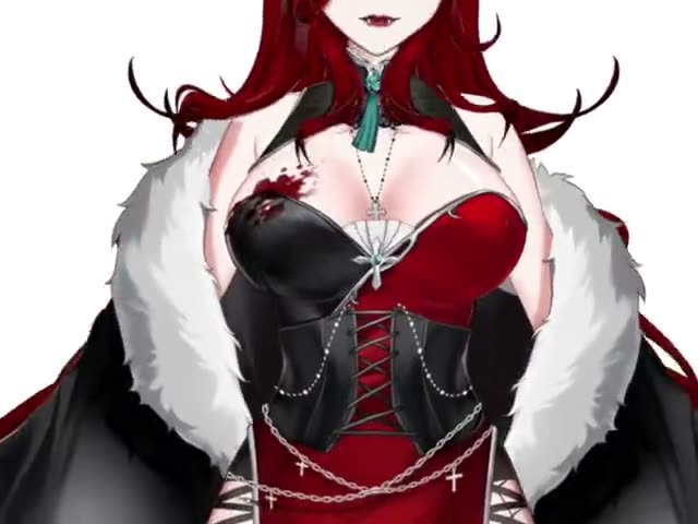 Продвинутый Live2D-риг корпуса: корсет, меховой воротник и цепочки двигаются вместе с телом